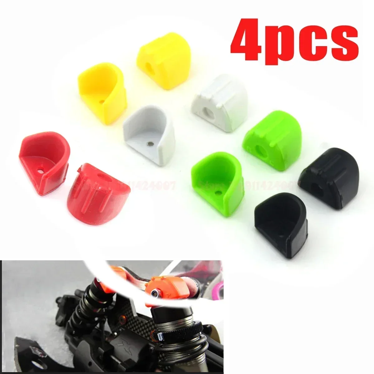 Rc Hobby Dump Truck - 4PCS Stoßdämpfer und hydraulische Rahmenabdeckung für