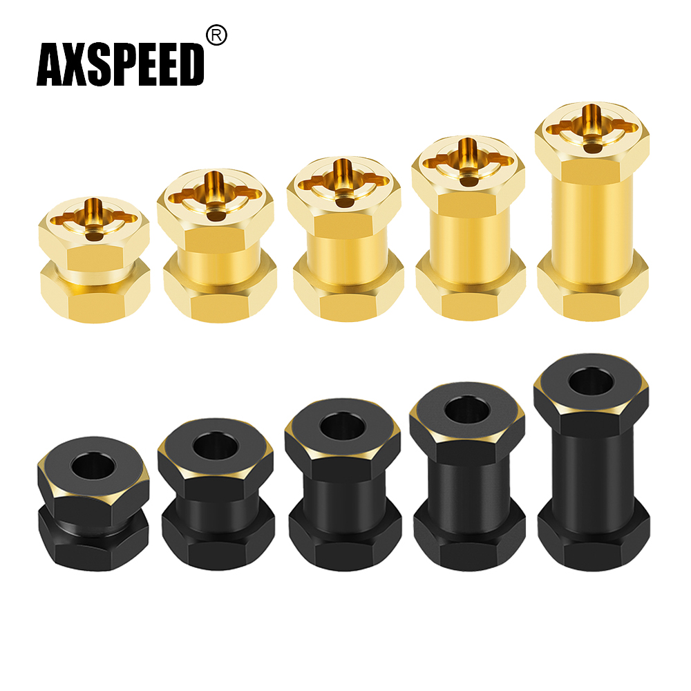 Wheel Hex Adapter - AXSPEED Messing 12/15/17/20/25 mm Radsechskant verlängerte