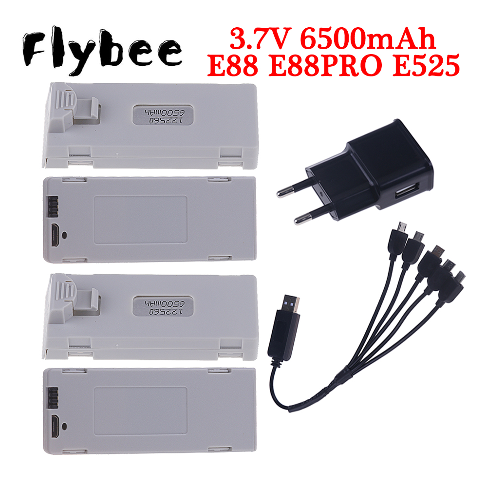 Rc Hobby Drone - Original E88 Batterie 3,7 V 6500mAh