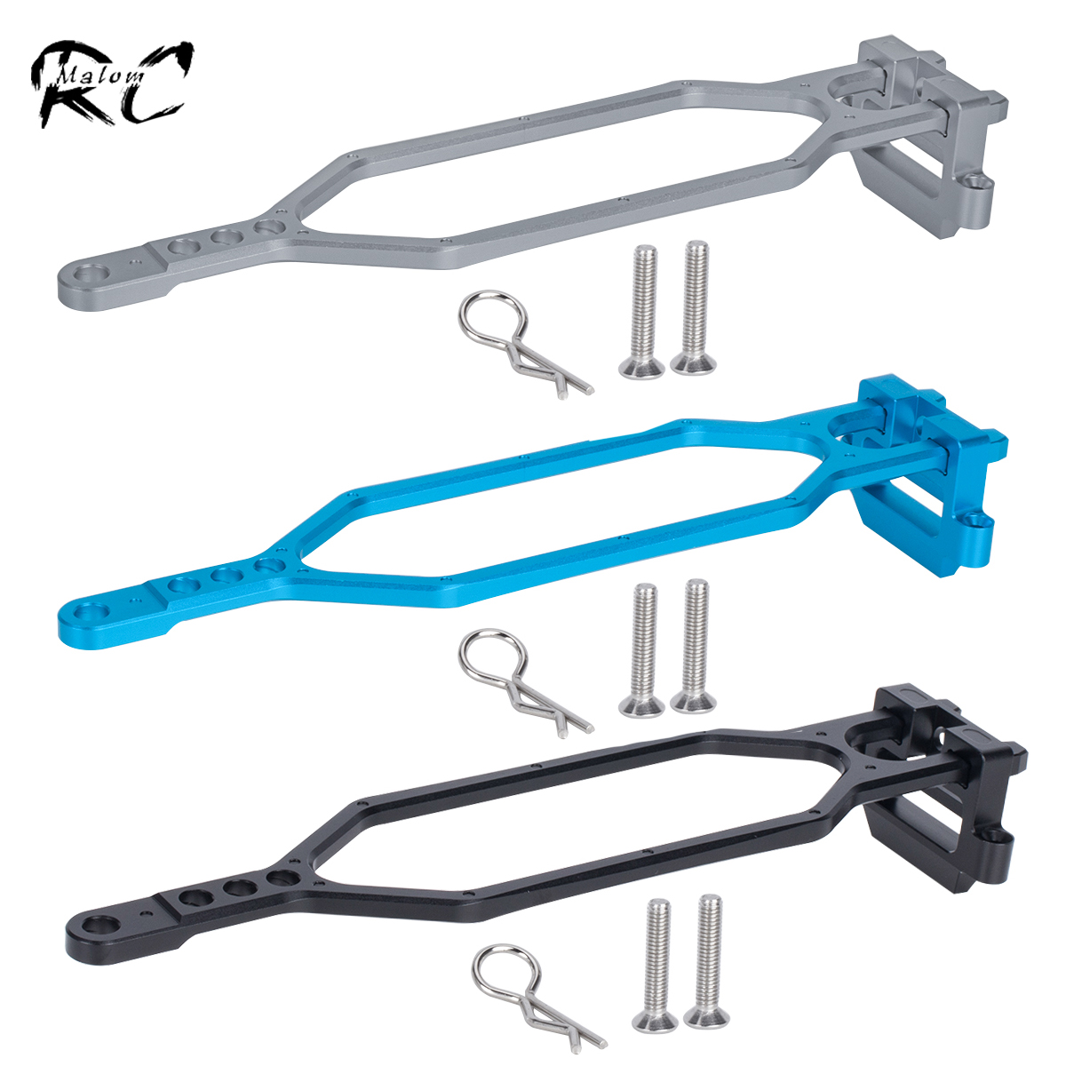 Rc Hobby Kit - CNC-Aluminium-Haltebatterie-Kit mit erweiterter Kapazität für Traxxas