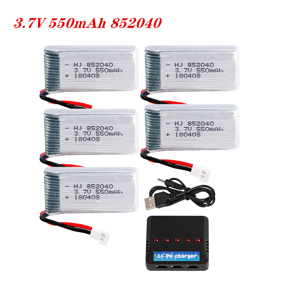 Rc Hobby Drone - 3,7 V 550 mAh 25C Lipo-Akku