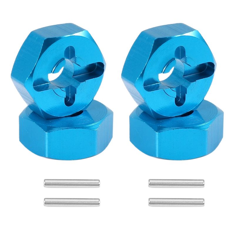 Wheel Hex Adapter - VOLLSTÄNDIGES 4-teiliges Sechskant-Kombinationsrad, Felgen-Sechskant 7 mm,
