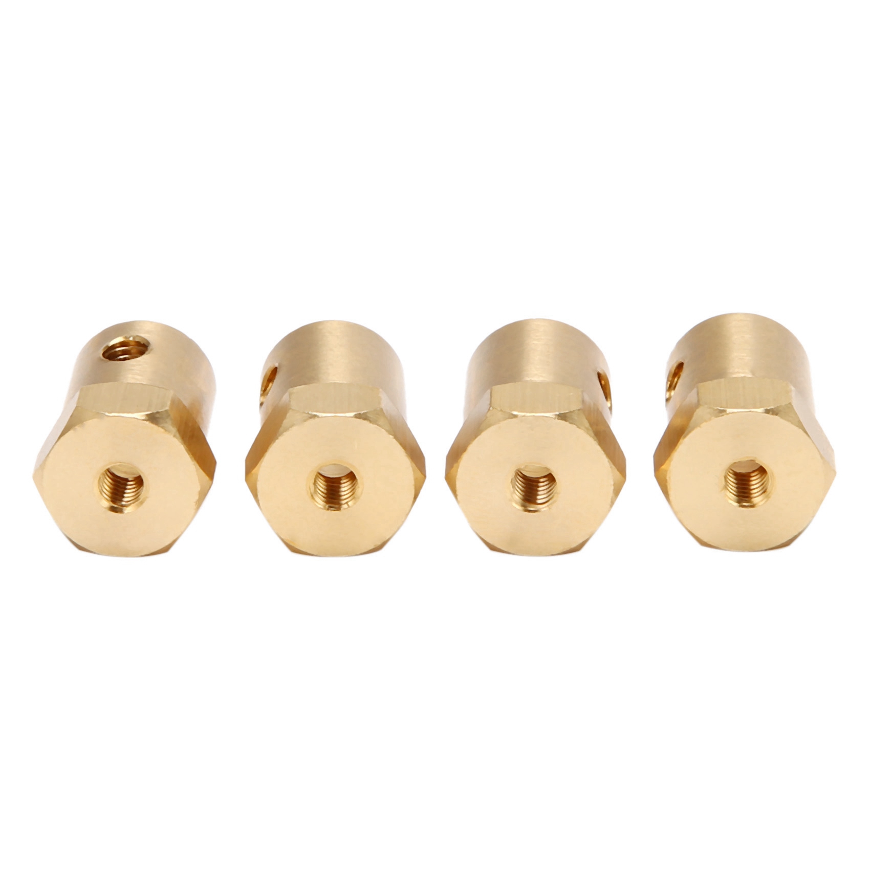 Wheel Hex Adapter - BEDW-12PCS 5mm bis 12mm Messing-Kombinier-Radnaben-Sechskantadapter für