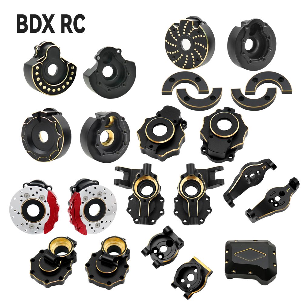 Rc Hobby Warehouse - Portal Achsgehäuse Messing Schwarz Lenkung Tasse