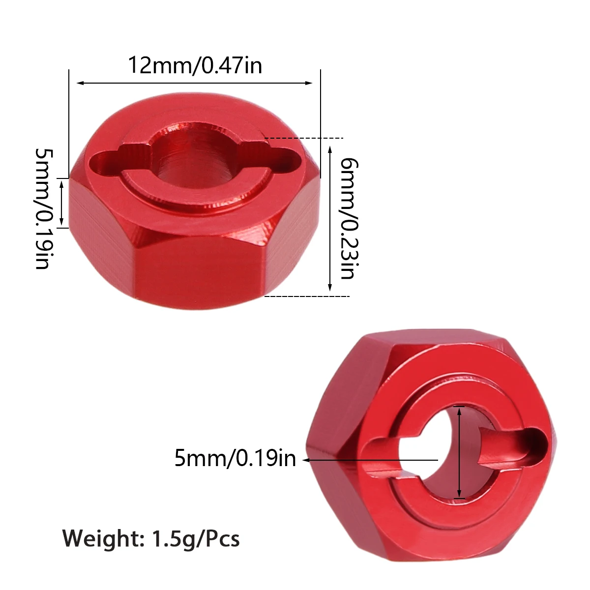 1/14 MJX Hyper Go 14209 14210  – Wheel Hex Adapter Bewertung und Preis