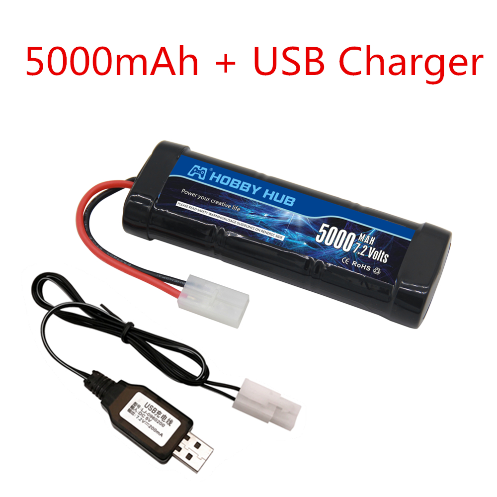 7,2 V 5000 mAh Ni-MH-Akku mit  – Rc Hobbyking Bewertung und Preis