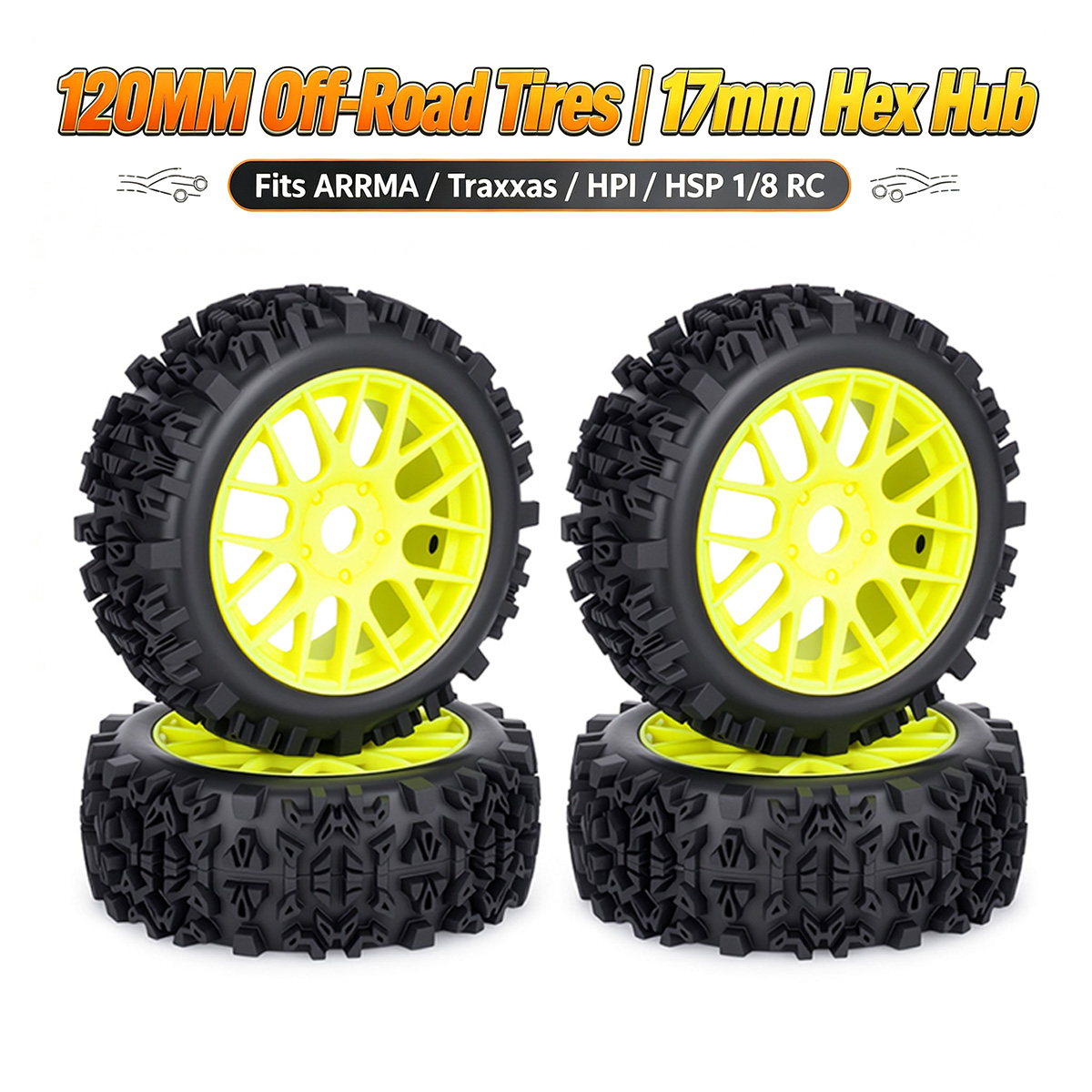 120-mm-Offroad-RC-Reifen mit 1 – Rc Hobby Dump Truck Bewertung und Preis