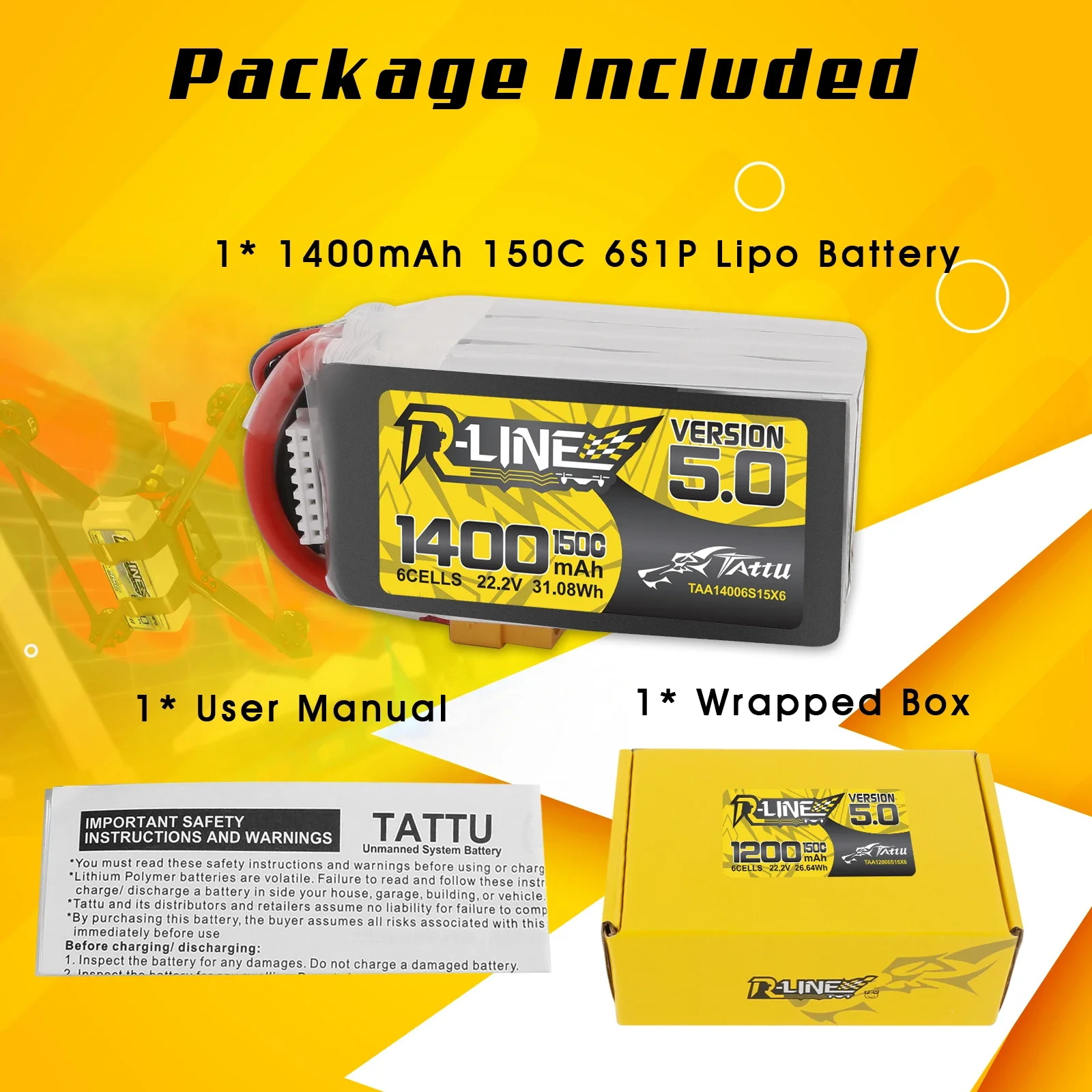 Tattu R-Line 1200 mAh 1400 mAh – Rc Hobbyking Bewertung und Preis